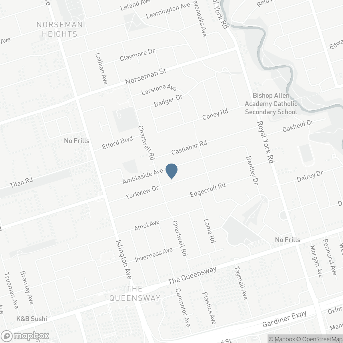 57 AMBLESIDE AVENUE, Toronto, Ontario M8Z 2H8